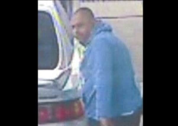 Do you recognise this man? Photo: CCTV image released by Herts Police