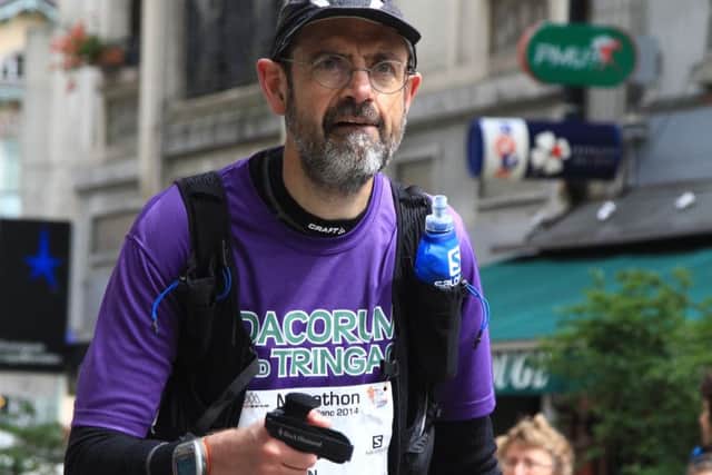 Simon Bright completed the North Face Ultra-Trail du Mont Blanc OCC race