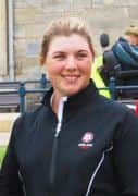 Alice Hewson (left) and Meghan MacLaren at the St Rule Trophy at St Andrews
