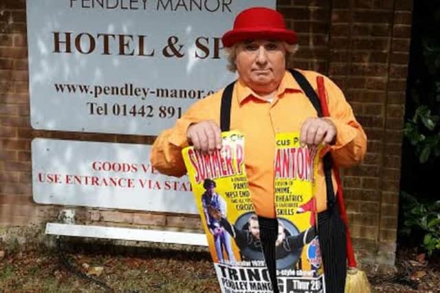 Chaplins Circus posters were torn down in Tring