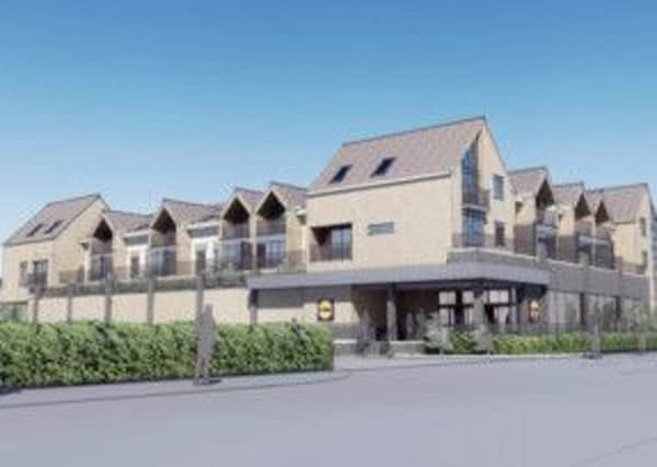 Artist's impression of the new Lidl being planned for Berkhamsted