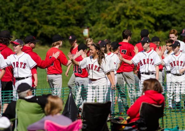 U14 Herts Cardinals in action at last season's playoffs. Picture (c) Richard Lee