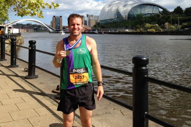 Jamie Marlow completed the Great North Run