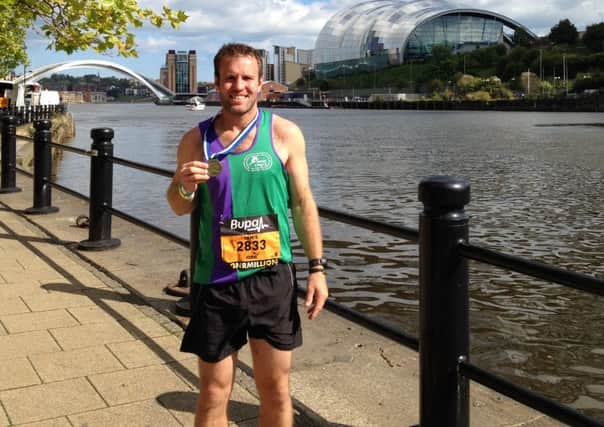 Jamie Marlow completed the Great North Run