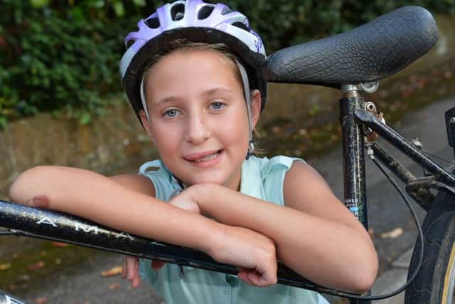 Ella Ainscough from Berkhamsted who was helped after a bike accident