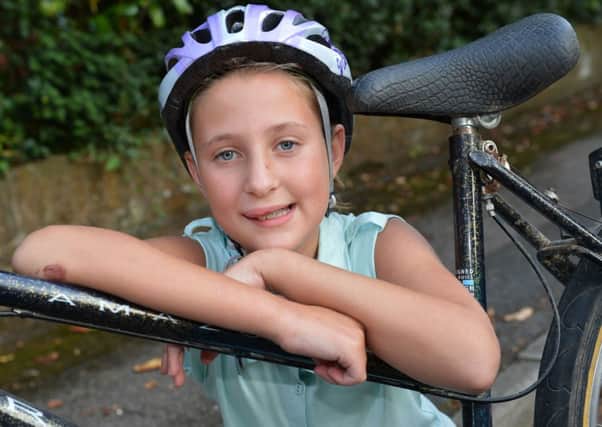 Ella Ainscough from Berkhamsted who was helped after a bike accident