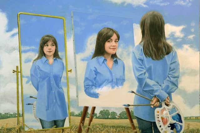 One of award-winning artist David Satchel's portraits