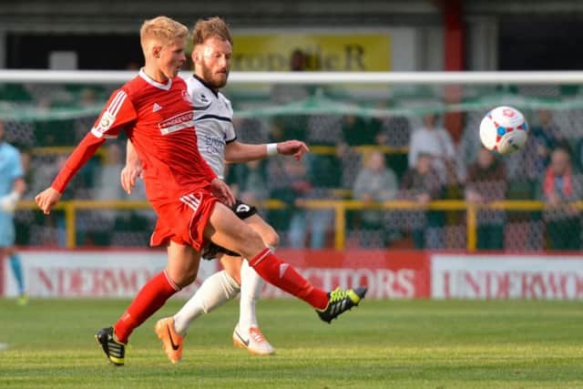 Hemel Town skipper Jordan Parkes was on target again. Picture (c) Sean Hinks