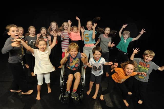 Activities in Hemel Hempstead Old Town on Saturday as the Cellar Club re-opened. Children in the 'Quikstep' dance class