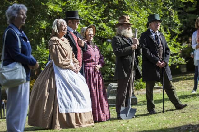 Heritage open day at the Rectory Lane Cemetery. Photo: Andy Spain