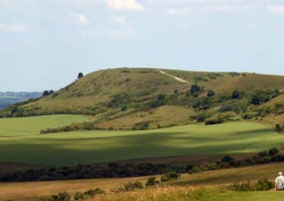 Part of the Chilterns: Ivinghoe Beacon seen from the Ridgeway PNL-140606-132120001