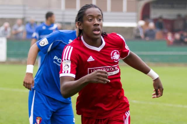Jamal Lowe has signed on loan for Hemel Town FC. Picture (c) Darren Kelly