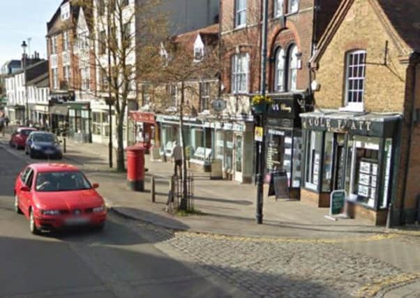 Where the Berkhamsted High Street smash happened - from Google Street View