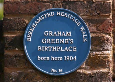 Graham Greene birthplace plaque, Berkhamsted ENGPNL00320130929113421