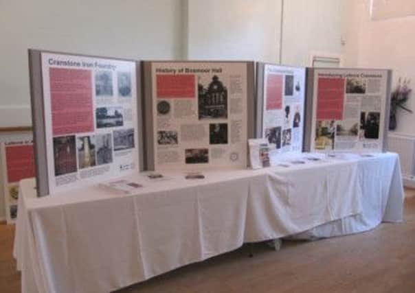 A public exhibition at Boxmoor Hall, Hemel Hempstead explores the history of the venue and of the town's iron foundry, run by the Cranstone family