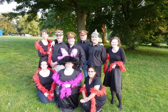 The cast in Hemel Hempstead Theatre Company's production of Oh What A Lovely War