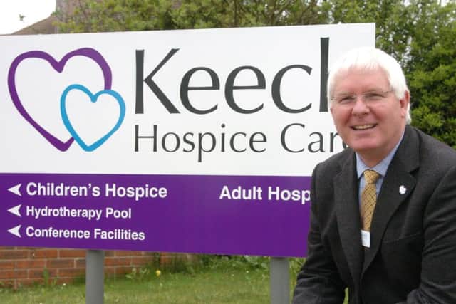 Chief executive of Keech Hospice Care Mike Keel