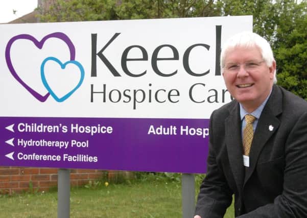 Chief executive of Keech Hospice Care Mike Keel