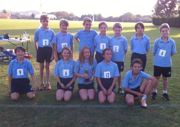 Bridgewater School pupils took part in the World 5,000m Relay Challenge