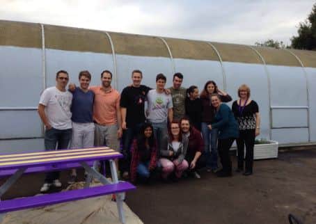 The team behind the renovation at Woodfield School