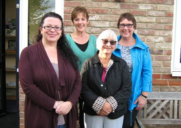 Rennie Grove childrens support volunteers from left to right: Debbie Favell, Mary Owens, Jenny Cowen and Helen Dawson