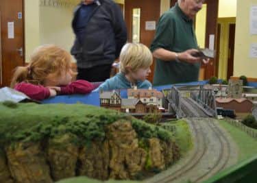 Members of the Hemel Hempstead Model Railway Society at a recent event