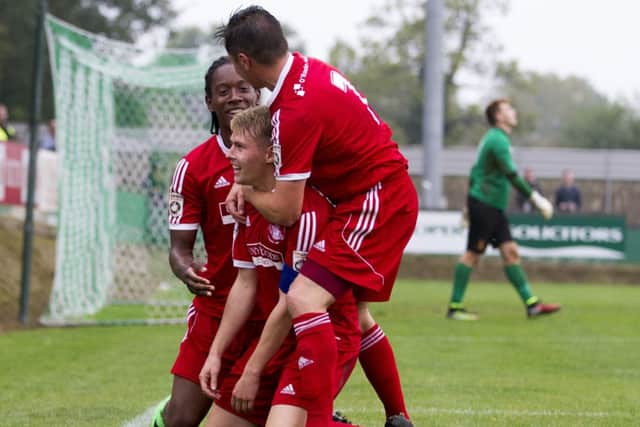Hemel skipper Jordan Parkes will be aiming to add to his goal tally. Picture (c) Darren Kelly