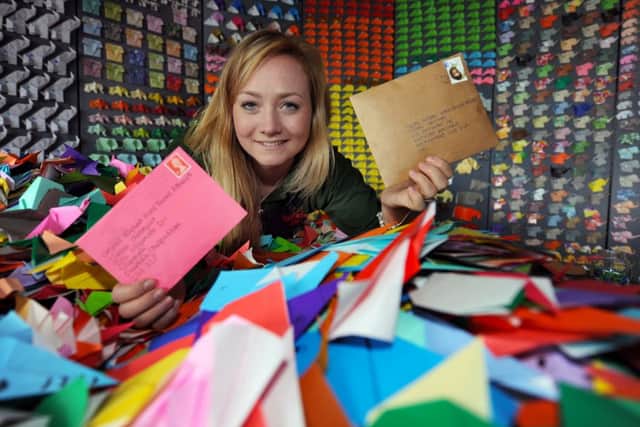 Whipsnade's origami elephants world record attempt. PNL-141016-115855001