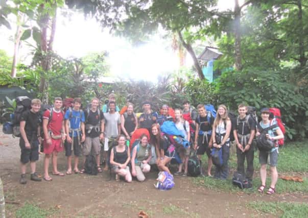 Longdean students during a World Challenge event