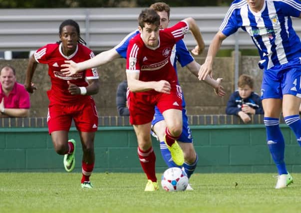 James Potton in action for Hemel Town FC. Picture (c) Darren Kelly