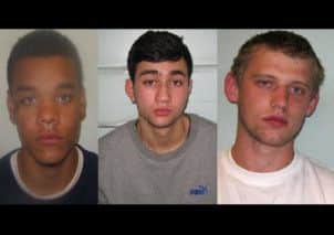 From left, Joshua Scott, Zayn Khan and Tomasz Brzezinski