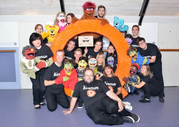 Members of the Berkhamsted Theatre Companys Avenue Q cast