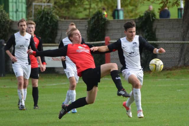 Kings Langley got the better of Tring at The Grass Roots Stadium. Picture (c) Chris Riddell