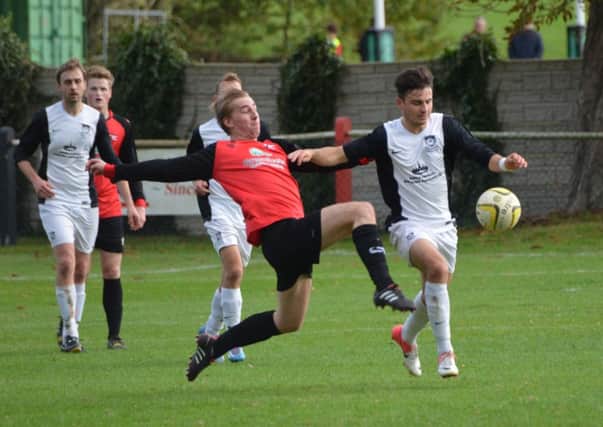 Kings Langley got the better of Tring at The Grass Roots Stadium. Picture (c) Chris Riddell