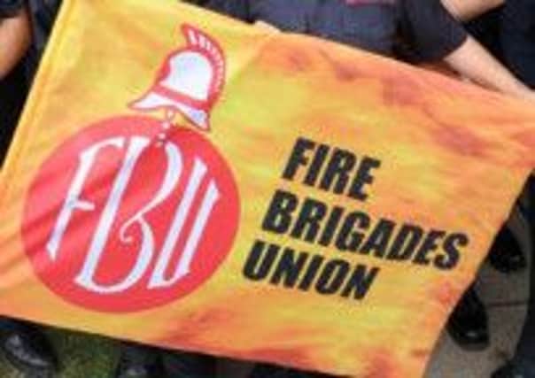 Firefighters will be striking from October 31.