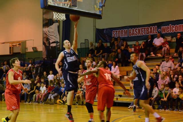 Carl Josey in action for Hemel Storm