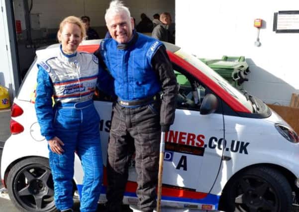 David Butler and daughter Natalie Harris competed in the Silverstone Birkett 6-Hour Relay Race