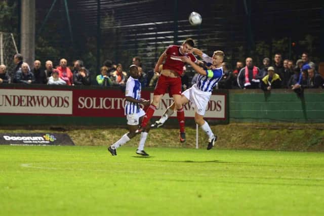 Oliver Hawkins was on target for Hemel. Picture (c) Cameron Maclean - CM Photography