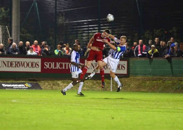 Oliver Hawkins was on target for Hemel. Picture (c) Cameron Maclean - CM Photography
