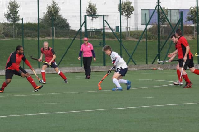 Thomas Moorhouse scored a goal and was named man of the match for the mens second team