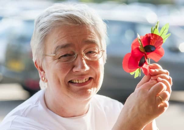 Sue Rose has been involved in the Hemel Hempstead Poppy Appeal for 17 years. Photo: Caters Photographic