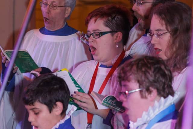 St Mary's Church choir perform at last year's Old Town Christmas lights switch-on
