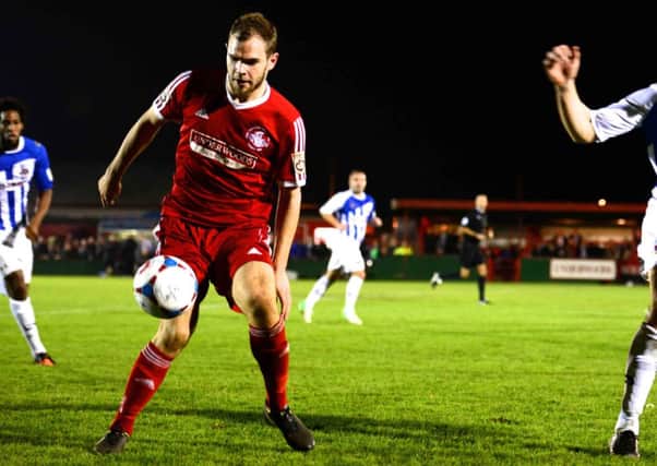 Lewis Toomey hit a 13-minute hat-trick for Hemel. Picture (c) Cameron Maclean - CM Photography