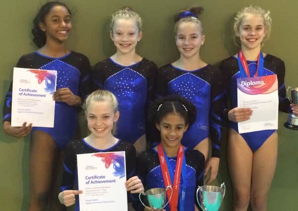 Sapphire gymnasts made their mark at this years Voluntary National Finals