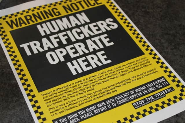 Anti-human trafficking poster