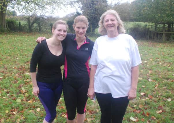 Hayley Spry, Claire Spry and Gill Offlow all completed the Tring parkrun