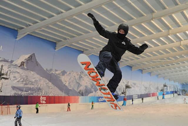 Jamie Nicholls met some of his fans at The Snow Centre after the Sochi Winter Olympics