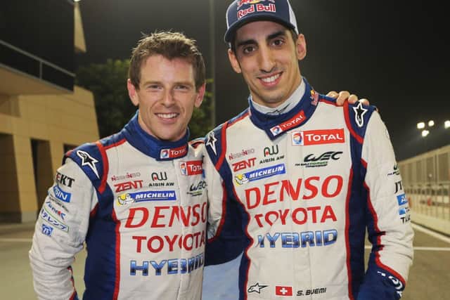 Anthony Davidson and Sebastien Buemi secured the World Endurance Championship for Toyota Hybrid Racing. Picture (c) James Moy