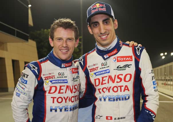 Anthony Davidson and Sebastien Buemi secured the World Endurance Championship for Toyota Hybrid Racing. Picture (c) James Moy