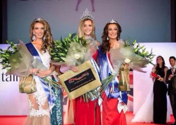 April Banbury, left, came second in the Miss Great Britain competition.  Picture by Rubicon Photography.